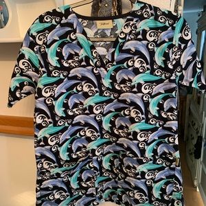 Women’s Tafford Scrub Top Size S